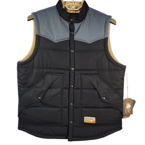 Howler Bros Rounder Vest Mens Large  Black Blue Primaloft Fly Fishing Outdoors